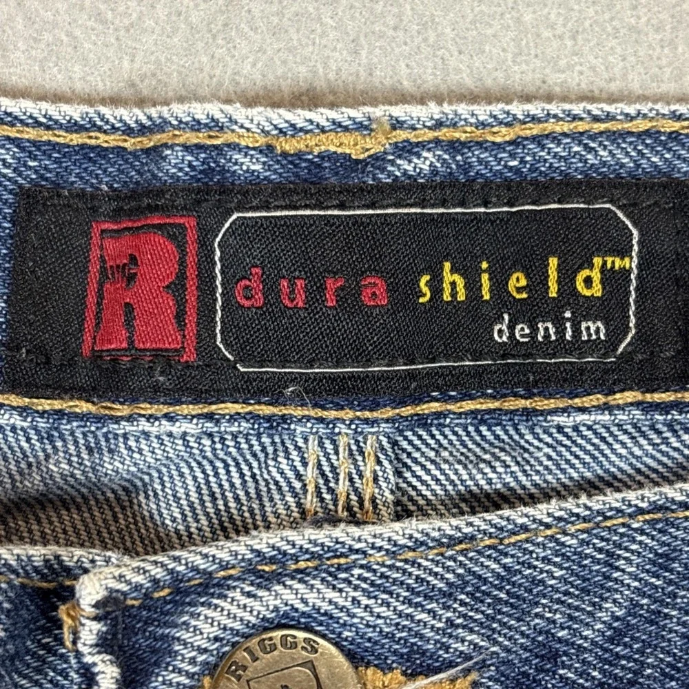 Riggs Workwear‎ By Wrangler Dura Shield Carpenter Jeans Men 36x30 Blue Denim